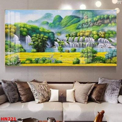 File tranh PSD File tranh phố cổ hà nội xưa HN221 chất lượng cao