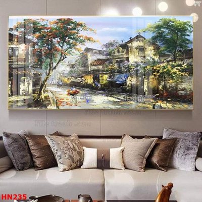 Tải file File tranh phố cổ hà nội xưa HN235 (gốc) in nhanh
