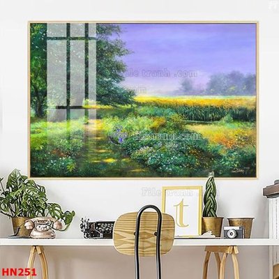 File tranh File tranh phố cổ hà nội xưa HN251 (bản gốc) in canvas