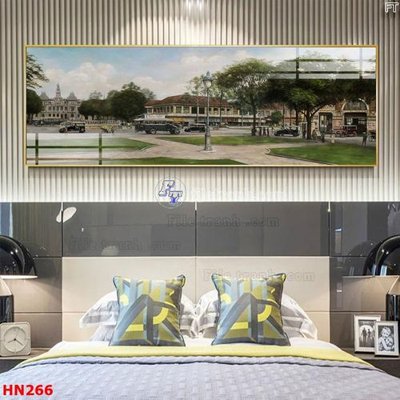 File gốc File tranh phố cổ hà nội xưa HN266 (phong cách) cổ điển