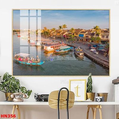 File PSD File tranh phố cổ hà nội xưa HN356 (gốc) cho in quảng cáo