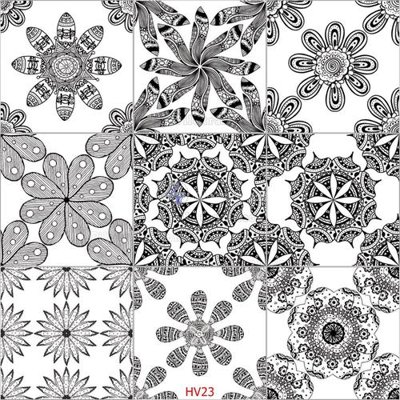 File gốc File hoa văn gạch bông HV23 (PNG) không nền chất lượng