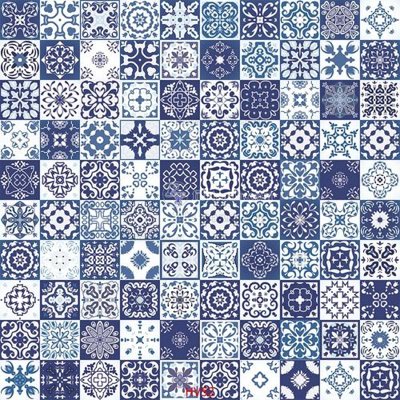 File gốc File hoa văn gạch bông HV52 (cho in ấn) độc quyền