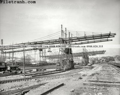 File tranh gốc PSD Heavy Lifting_ 1910 còn nguyên layer