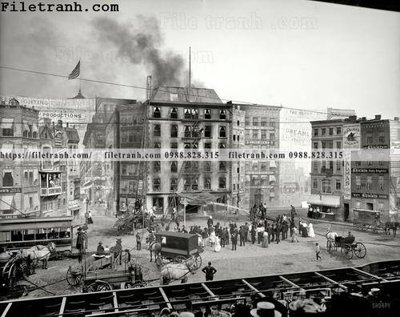 Tải file Help! Fire! Help! (gốc) làm tranh treo tường