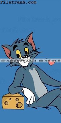 File tranh Hinh Anh Loi Vao Cua Tom Va Jerry 129 (gốc) in trên kính