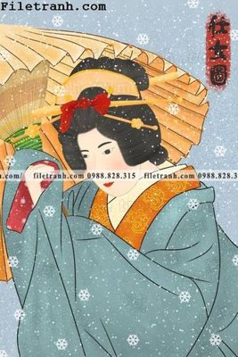 Chi tiết file ảnh Hinh minh hoa co gai Nhat 131 sắc nét