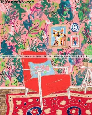 Download file gốc Hoa phong cach Bac Au 130 (in lụa) hoa lá