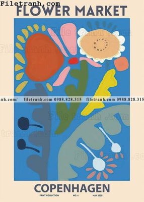 File gốc Hoa phong cach Bac Au 144 (in mica) trang trí