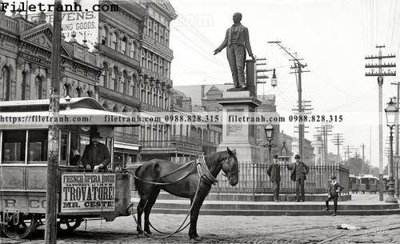 File gốc Horsecar Opera_ 1890 (in tráng gương) hiện đại