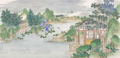 Tải file tranh File tranh gốc tranh tường bích họa idochine trung quốc IDT117 (ảnh gốc) ngay