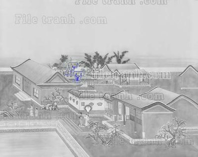 File ảnh File tranh gốc tranh tường bích họa idochine trung quốc IDT161 (gốc) in biển hiệu