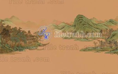 Download file File tranh gốc tranh tường bích họa idochine trung quốc IDT196 (gốc) in mica bàn thờ