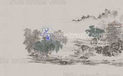 File in trần File tranh gốc tranh tường bích họa idochine trung quốc IDT266 (bản gốc) trời sao