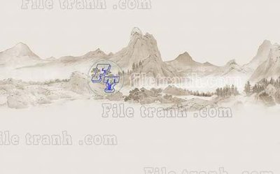 File gốc File tranh gốc tranh tường bích họa idochine trung quốc IDT275 (in mica) làm quà tặng