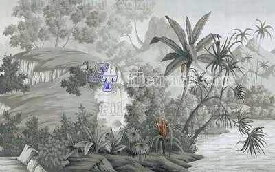 File gốc File tranh gốc tranh tường bích họa idochine trung quốc IDT302 (ảnh rõ nét) để in