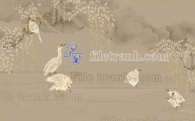 Tải file File tranh gốc tranh tường bích họa idochine trung quốc IDT331 (ảnh gốc) độ phân giải 300dpi