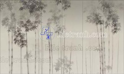 File gốc File tranh gốc tranh tường bích họa idochine trung quốc IDT36 (PSD/TIFF) độ phân giải cao