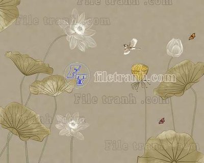 Tải xuống file tranh gốc File tranh gốc tranh tường bích họa idochine trung quốc IDT411 (PSD/TIFF)