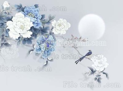 Tải file PSD File tranh gốc tranh tường bích họa idochine trung quốc IDT430 (nguyên layer) để in