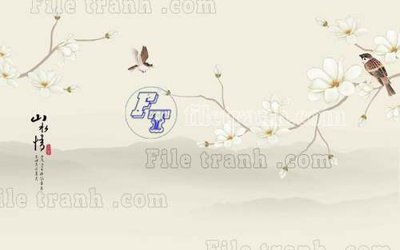 Chi tiết file gốc File tranh gốc tranh tường bích họa idochine trung quốc IDT432 (cho in tráng gương)