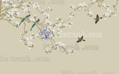 File in trần File tranh gốc tranh tường bích họa idochine trung quốc IDT433 (bản gốc) 5D