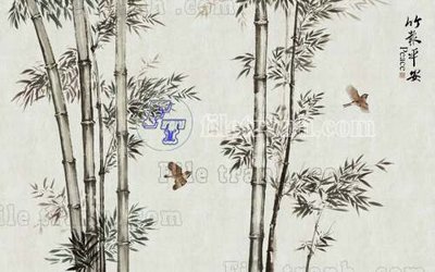 Chi tiết file ảnh File tranh gốc tranh tường bích họa idochine trung quốc IDT445 sắc nét