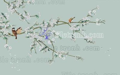 File ảnh gốc File tranh gốc tranh tường bích họa idochine trung quốc IDT454 không vỡ nét