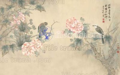 Tệp tin gốc File tranh gốc tranh tường bích họa idochine trung quốc IDT460 (dùng cho in) File tranh gốc tranh tường bích họa idochine trung quốc IDT460