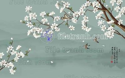 File gốc File tranh gốc tranh tường bích họa idochine trung quốc IDT462 (cho in ấn) từ kho Filetranh