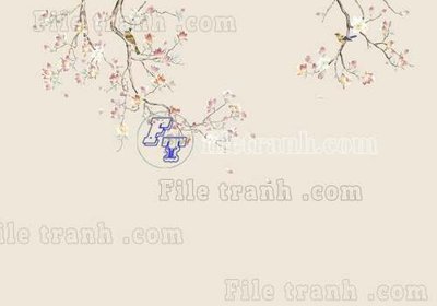 Download file gốc File tranh gốc tranh tường bích họa idochine trung quốc IDT476 (in mica) 3D