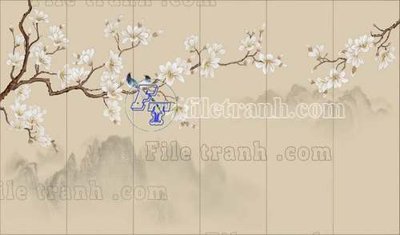 File gốc File tranh gốc tranh tường bích họa idochine trung quốc IDT485 (cho in ấn) độc quyền