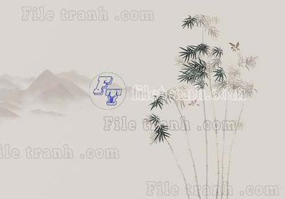 Chi tiết file gốc File tranh gốc tranh tường bích họa idochine trung quốc IDT494 (cho in tráng gương)