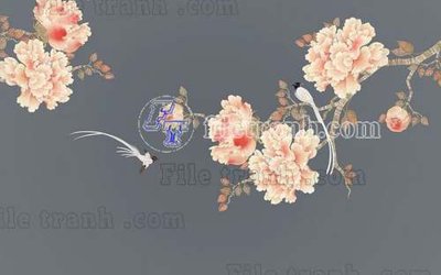 Download file File tranh gốc tranh tường bích họa idochine trung quốc IDT509 (gốc) in mica ốp bếp