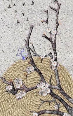 File gốc File tranh gốc tranh tường bích họa idochine trung quốc IDT515 (thiết kế) độc quyền