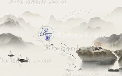 File gốc File tranh gốc tranh tường bích họa idochine trung quốc IDT53 (in mica) cắt laser