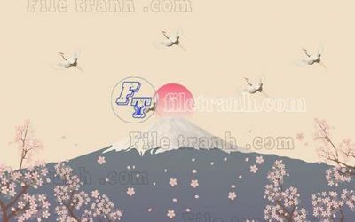 File tranh trang trí File tranh gốc tranh tường bích họa idochine trung quốc IDT534 (file gốc)