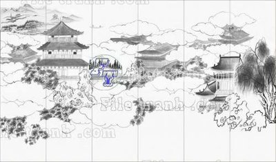 File tranh File tranh gốc tranh tường bích họa idochine trung quốc IDT549 (gốc) chủ đề thiên nhiên