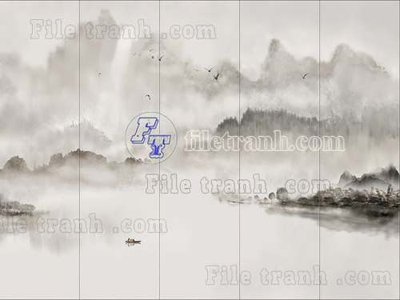 File tranh ảnh gốc File tranh gốc tranh tường bích họa idochine trung quốc IDT556 dùng cho in khổ lớn