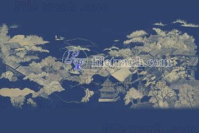 Tải file File tranh gốc tranh tường bích họa idochine trung quốc IDT559 (gốc) làm tranh treo tường