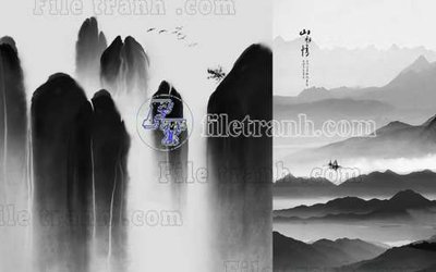 File in mica File tranh gốc tranh tường bích họa idochine trung quốc IDT615 (bản gốc) siêu trong