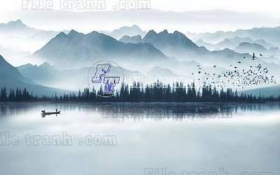 Tải file File tranh gốc tranh tường bích họa idochine trung quốc IDT627 (gốc) chủ đề tâm linh