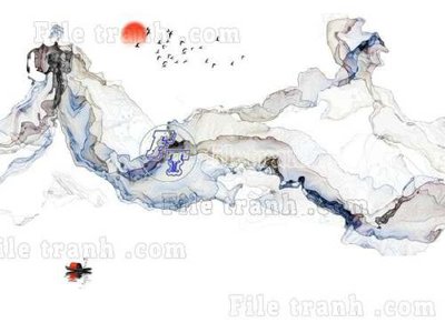 File tranh gốc in trần nhà File tranh gốc tranh tường bích họa idochine trung quốc IDT635 3D