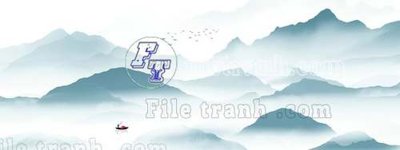 File gốc in ấn File tranh gốc tranh tường bích họa idochine trung quốc IDT649 độ phân giải cao