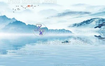 Tải file PSD File tranh gốc tranh tường bích họa idochine trung quốc IDT672 (nguyên layer) để in