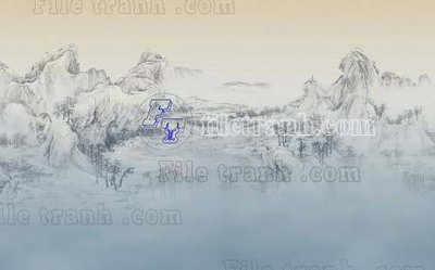 Hình ảnh file gốc in trần nhà File tranh gốc tranh tường bích họa idochine trung quốc IDT720