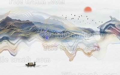 File gốc File tranh gốc tranh tường bích họa idochine trung quốc IDT724 (PNG) chất lượng cao