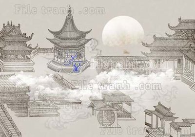 Download file File tranh gốc tranh tường bích họa idochine trung quốc IDT751 (chất lượng in ấn)