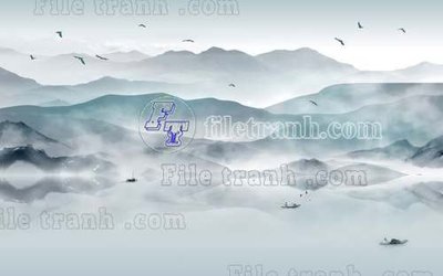 Tải file File tranh gốc tranh tường bích họa idochine trung quốc IDT762 (gốc) chủ đề tâm linh