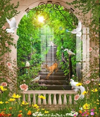 File tranh File gốc in tranh tổng hợp K1007 (bản gốc) in lụa 3D